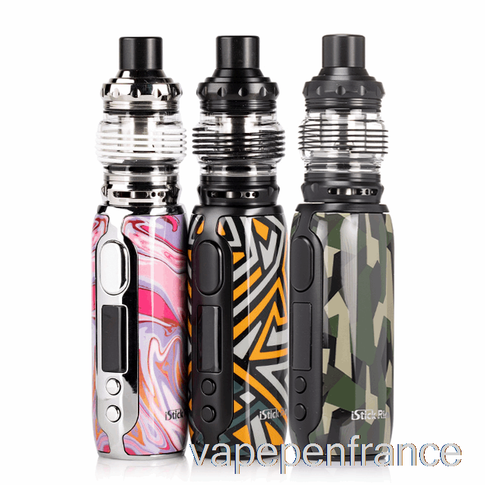 Kit De Démarrage Eleaf Istick Rim 80w, Stylo Vape Sombre